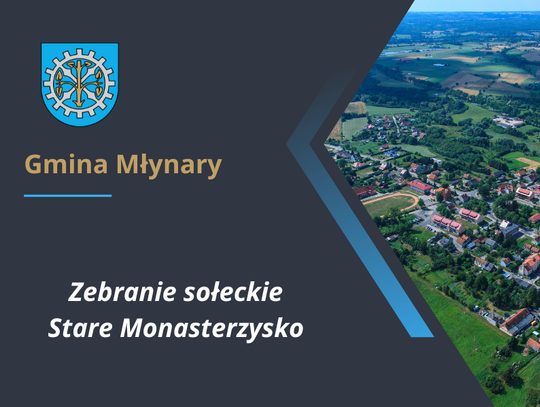 Zebranie wiejskie Sołectwa Stare Monasterzysko.