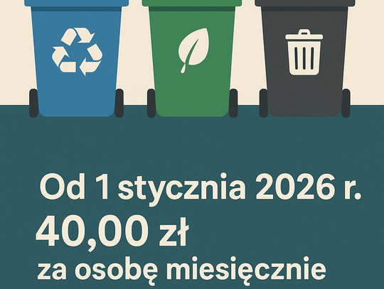 Zmiana wysokości opłaty za gospodarowanie odpadami komunalnymi.