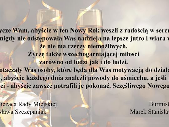 Życzenia noworoczne