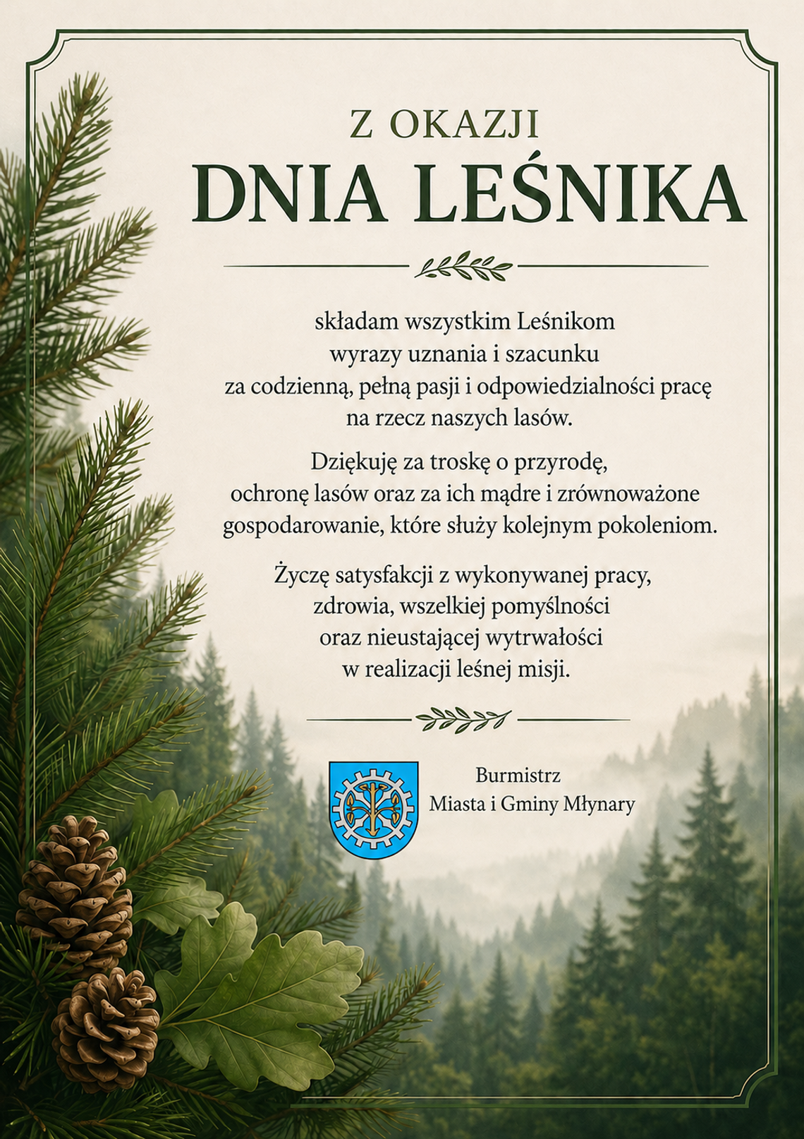 życzenia na dzień leśnika