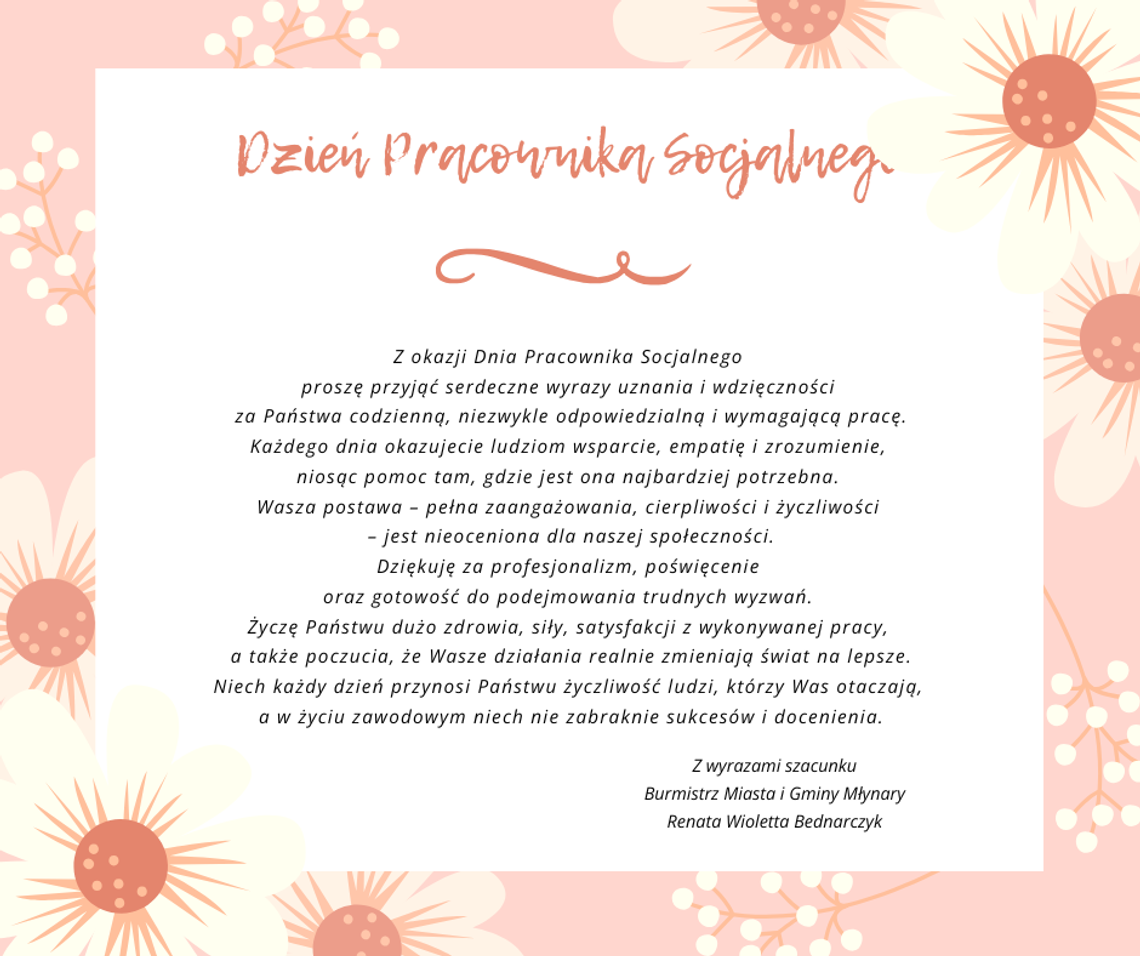 21 listopada - Dzień Pracownika So0cjalnego.