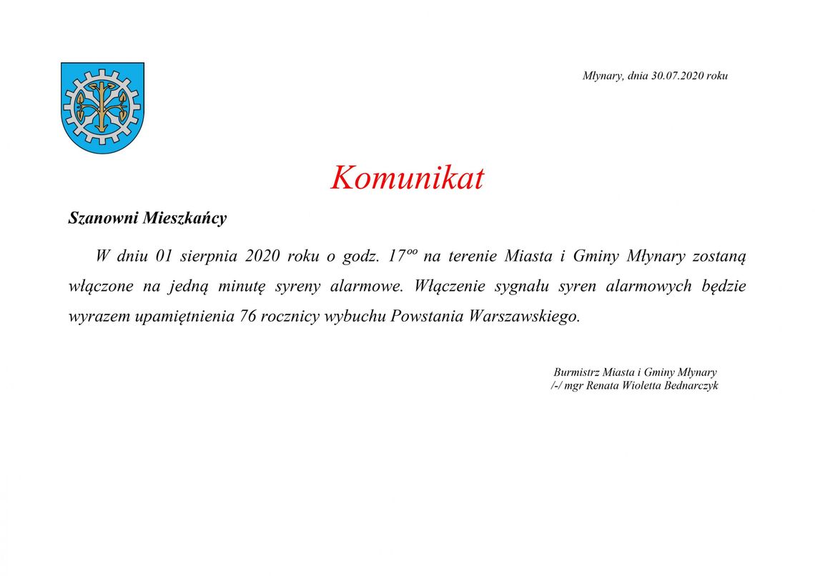 76 rocznica wybuchu Powstania Warszawskiego 76 rocznica wybuchu Powstania Warszawskiego