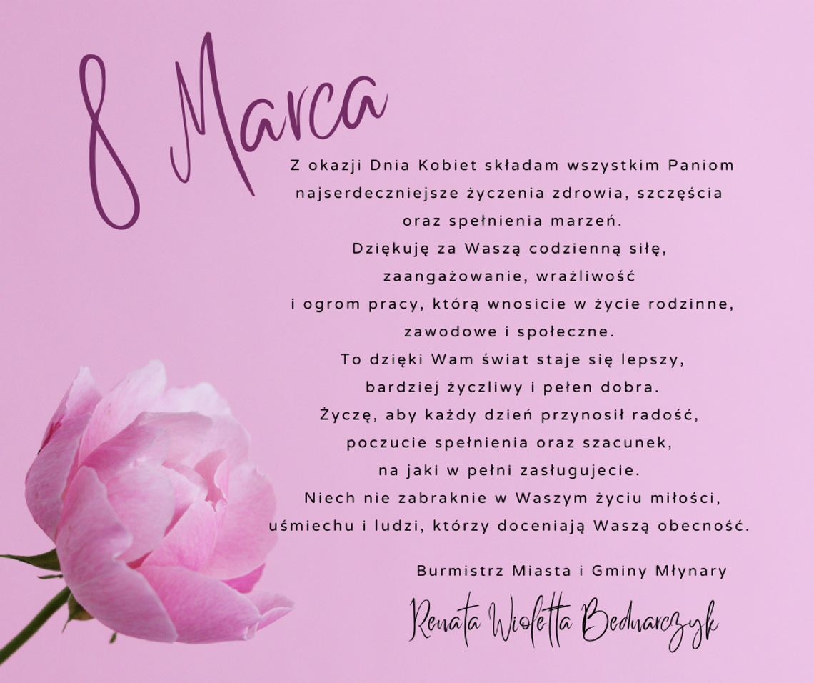8 marca - Dzień Kobiet.