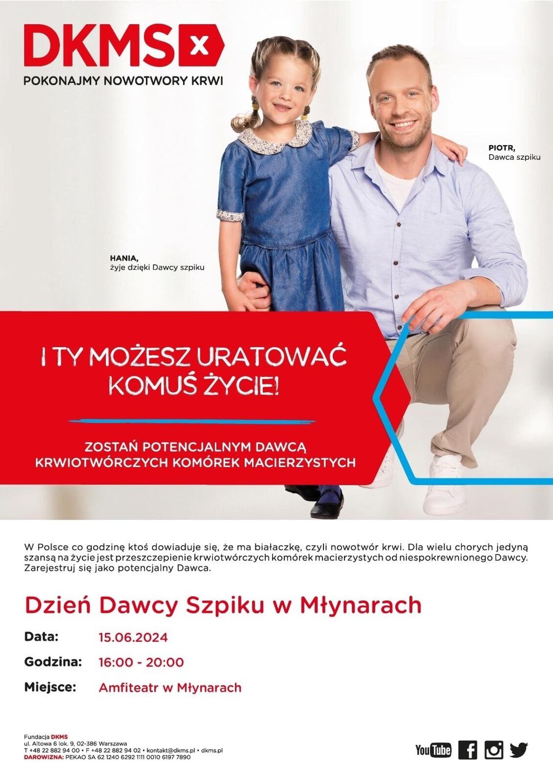 Akcja rejestracji potencjalnych dawców szpiku kostnego Akcja rejestracji potencjalnych dawców szpiku kostnego
