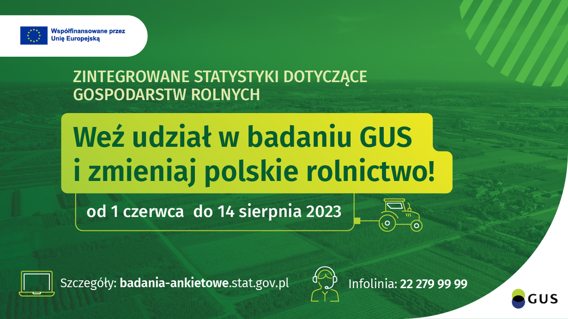 Badanie GUS dla rolników. Badanie GUS dla rolników.