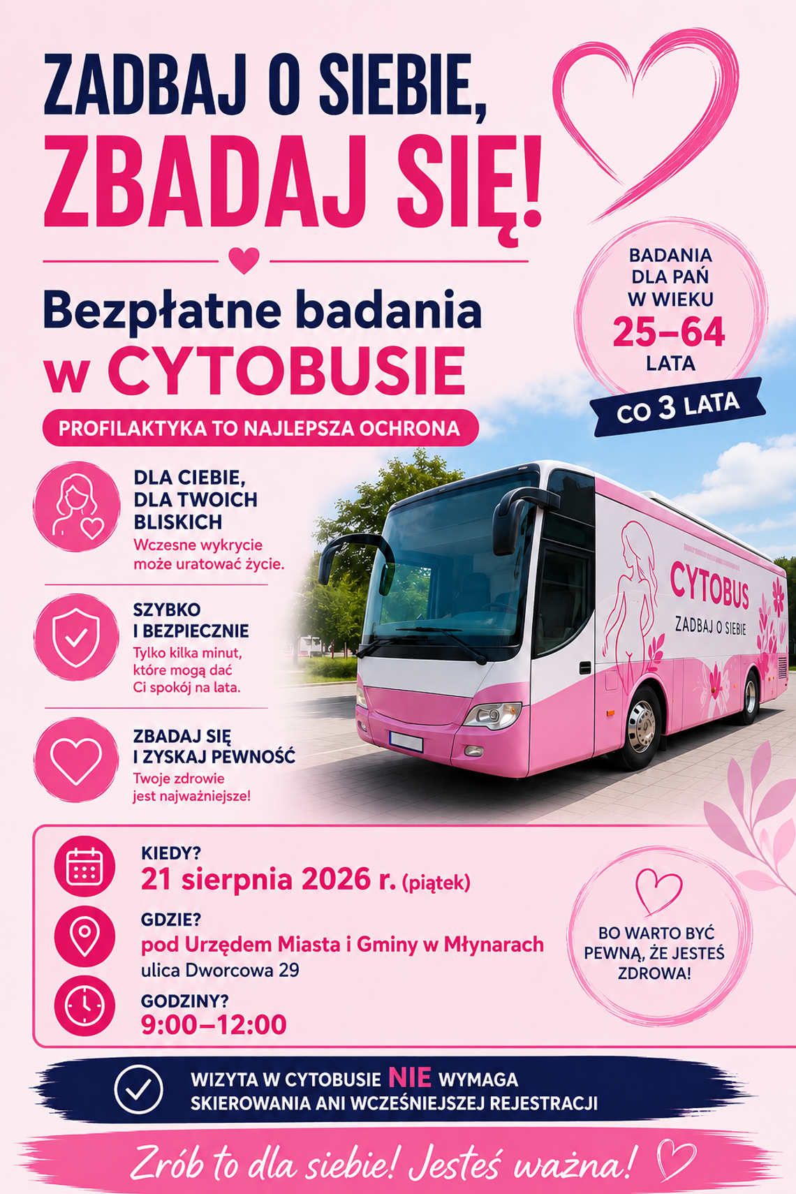 Bezpłatne badanie cytologiczne