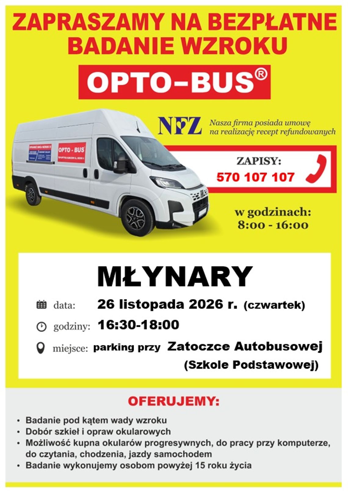 Bezpłatne badanie wzroku Bezpłatne badanie wzroku