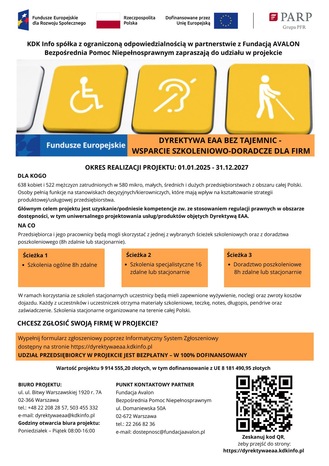 Bezpłatne szkolenie i doradztwo dla przedsiębiorców. Bezpłatne szkolenie i doradztwo dla przedsiębiorców.