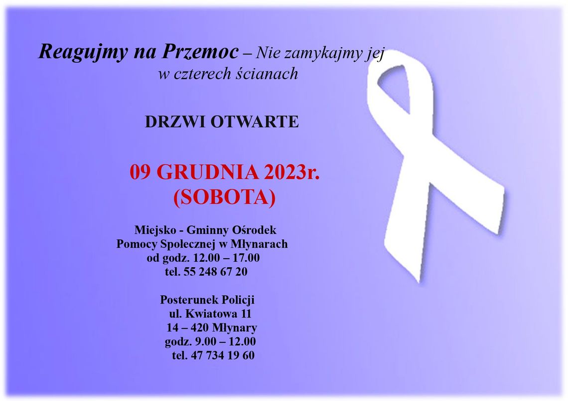 Drzwi otwarte.