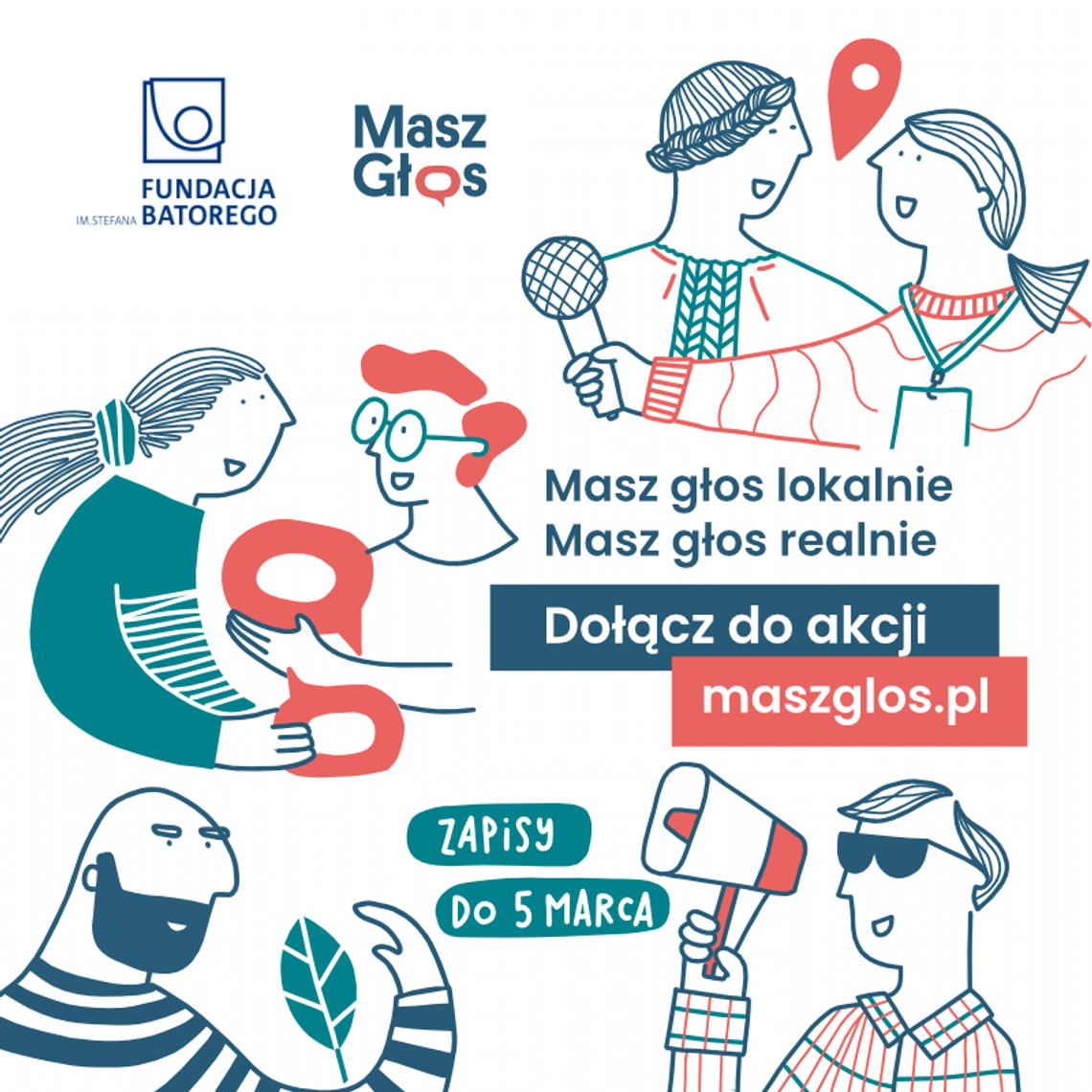 Działaj lokalnie – skorzystaj z pomocy ogólnopolskiej akcji Masz Głos!  Działaj lokalnie – skorzystaj z pomocy ogólnopolskiej akcji Masz Głos!