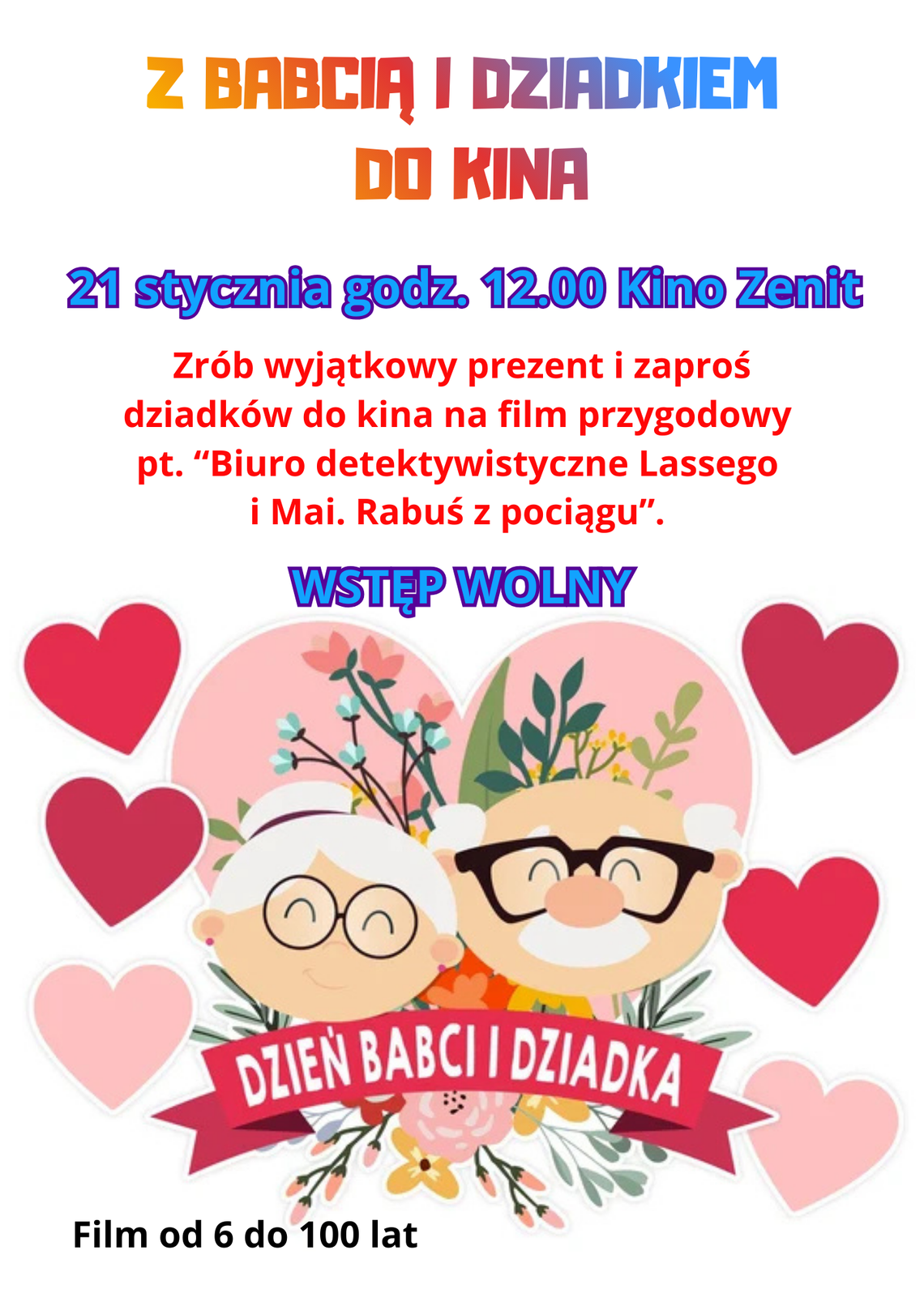 Dzień Babci i Dziadka z Kinem Zenit