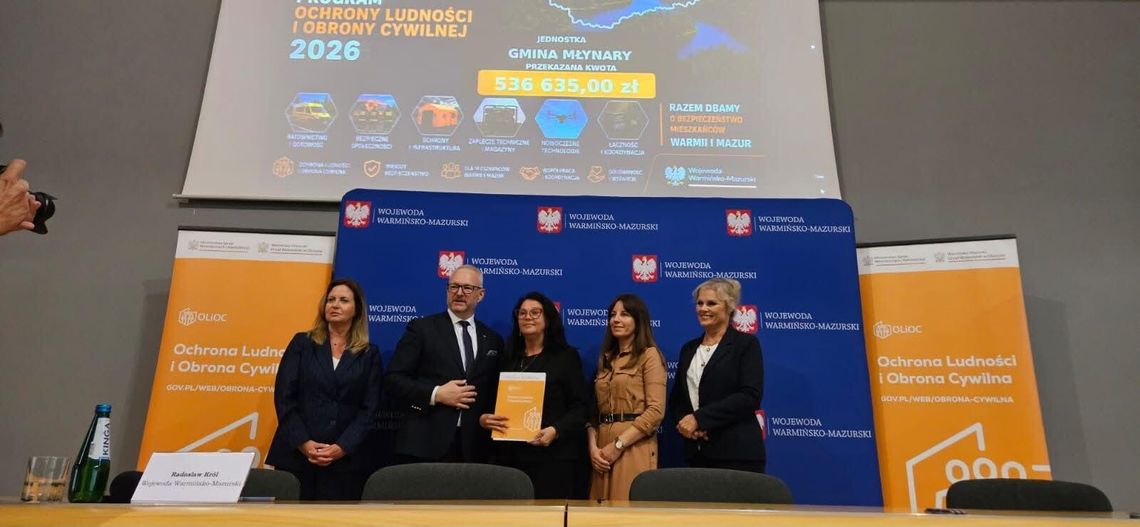 Gmina Młynary z kolejnym dofinansowaniem na bezpieczeństwo mieszkańców Gmina Młynary z kolejnym dofinansowaniem na bezpieczeństwo mieszkańców
