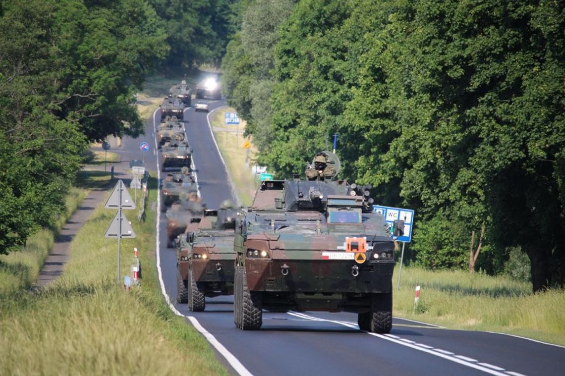 Komunikat- wzmożony ruch pojazdów wojskowych. Komunikat- wzmożony ruch pojazdów wojskowych.