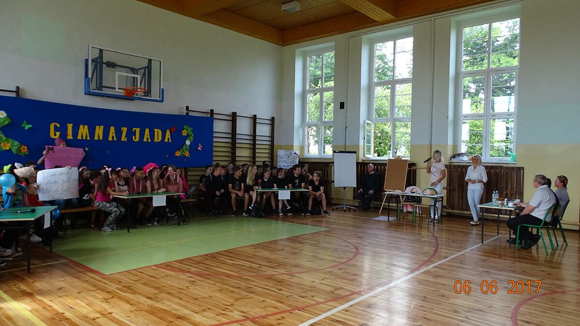 Konkurs ,,Gimnazjada” w Zespole Szkół w Młynarach. Konkurs ,,Gimnazjada” w Zespole Szkół w Młynarach.