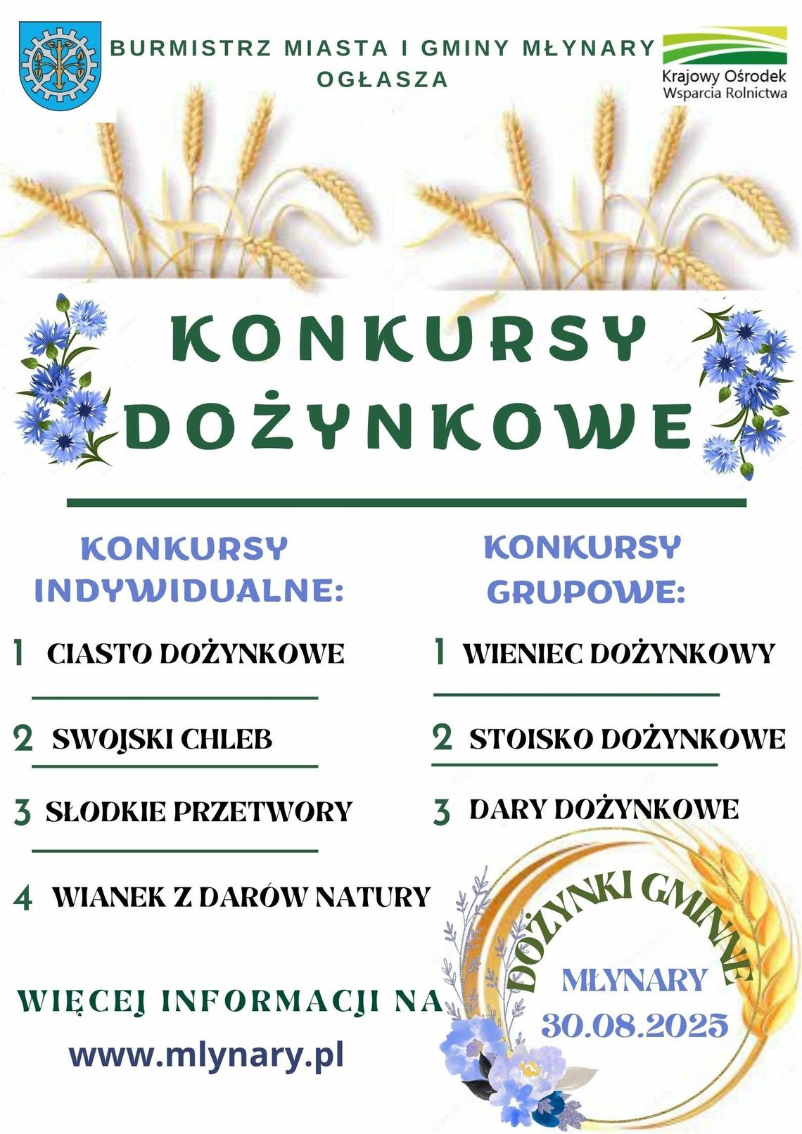 Konkursy Dożynkowe. Konkursy Dożynkowe.