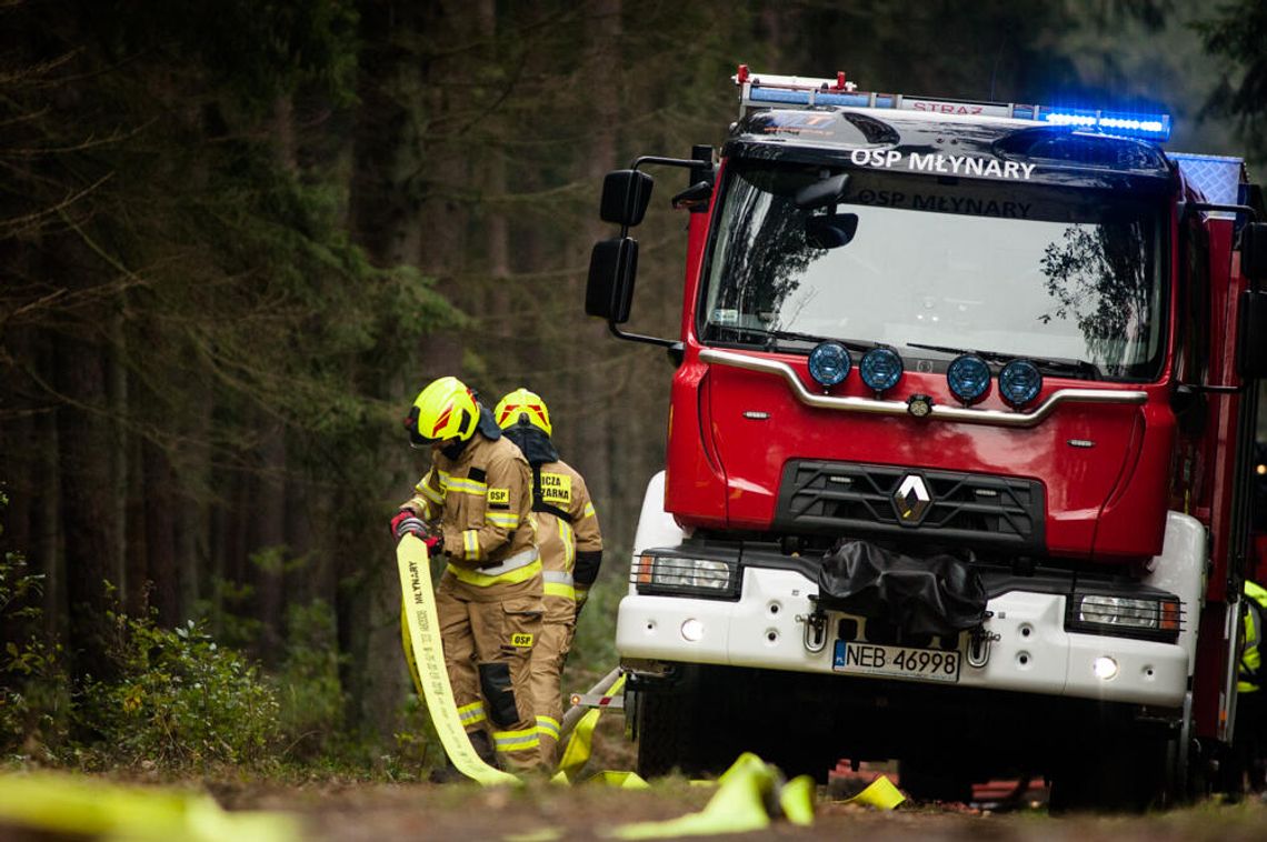 Manewry pożarnicze "LAS 2021" w Gminie Młynary Manewry pożarnicze "LAS 2021" w Gminie Młynary