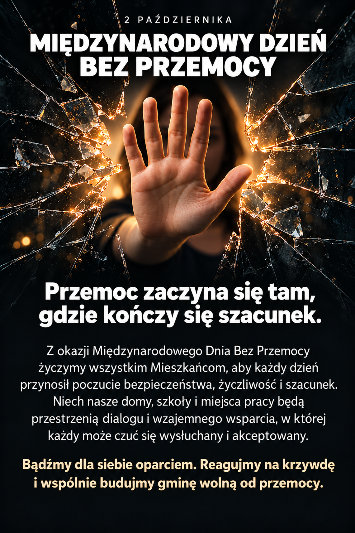 Międzynarodowy dzień bez przemocy- 2 październiaka