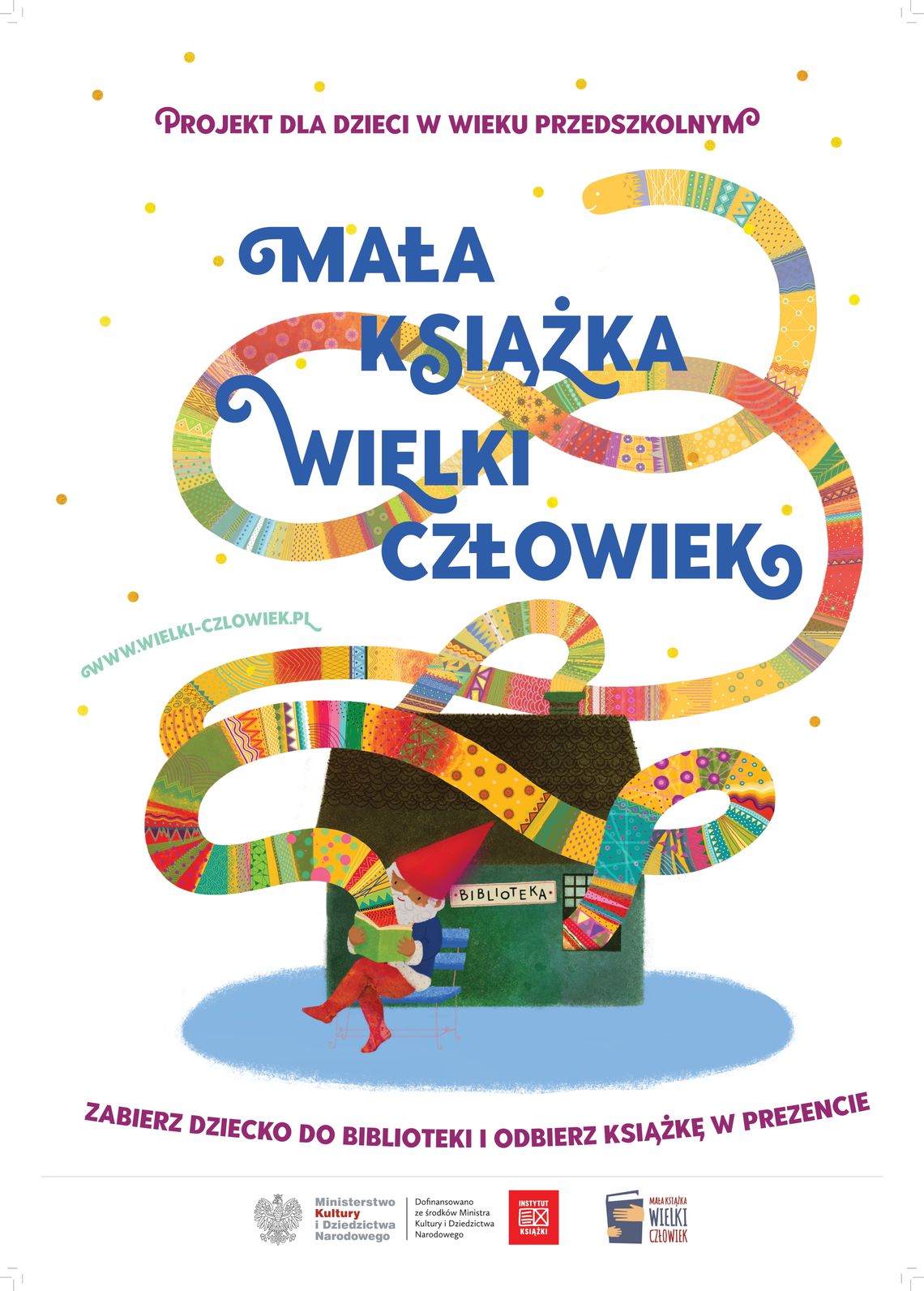 Nowa odsłona kampanii "Mała książka- wielki człowiek". Nowa odsłona kampanii "Mała książka- wielki człowiek".