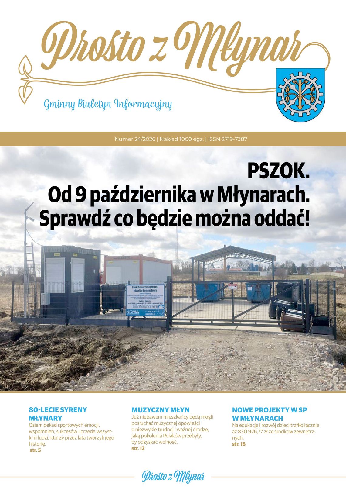 Nowy numer biuletynu "Prosto z Młynar".