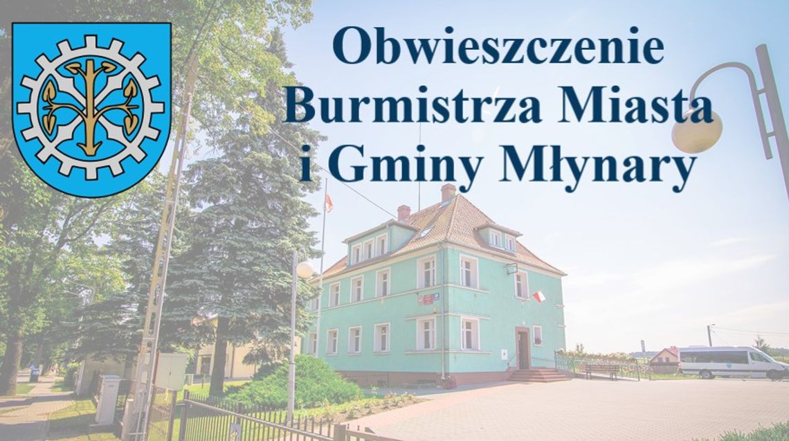 Obwieszczenie Burmistrza Miasta i Gminy Młynary ws Planu polowań KŁ „SZRON” w Pieniężnie 2021/2022 Obwieszczenie Burmistrza Miasta i Gminy Młynary ws Planu polowań KŁ „SZRON” w Pieniężnie 2021/2022