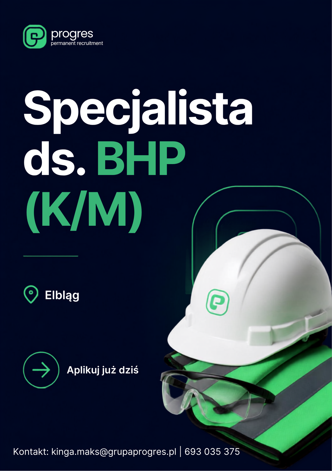 oferta pracy, specjalisyta ds. BHP