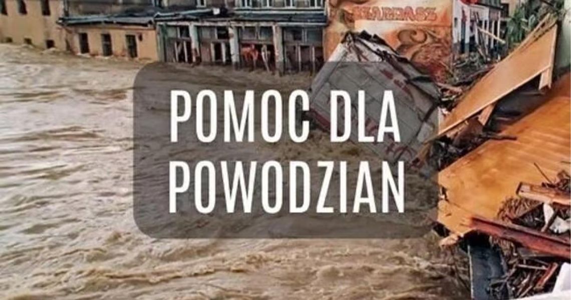 Pomoc dla powodzian. Pomoc dla powodzian.