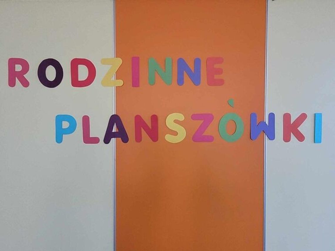 POPOŁUDNIE Z GRAMI PLANSZOWYMI POPOŁUDNIE Z GRAMI PLANSZOWYMI