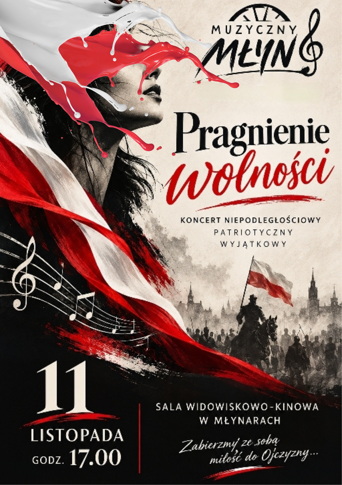 "Pragnienie wolności"- zapraszamy na wyjątkowy koncert! "Pragnienie wolności"- zapraszamy na wyjątkowy koncert!