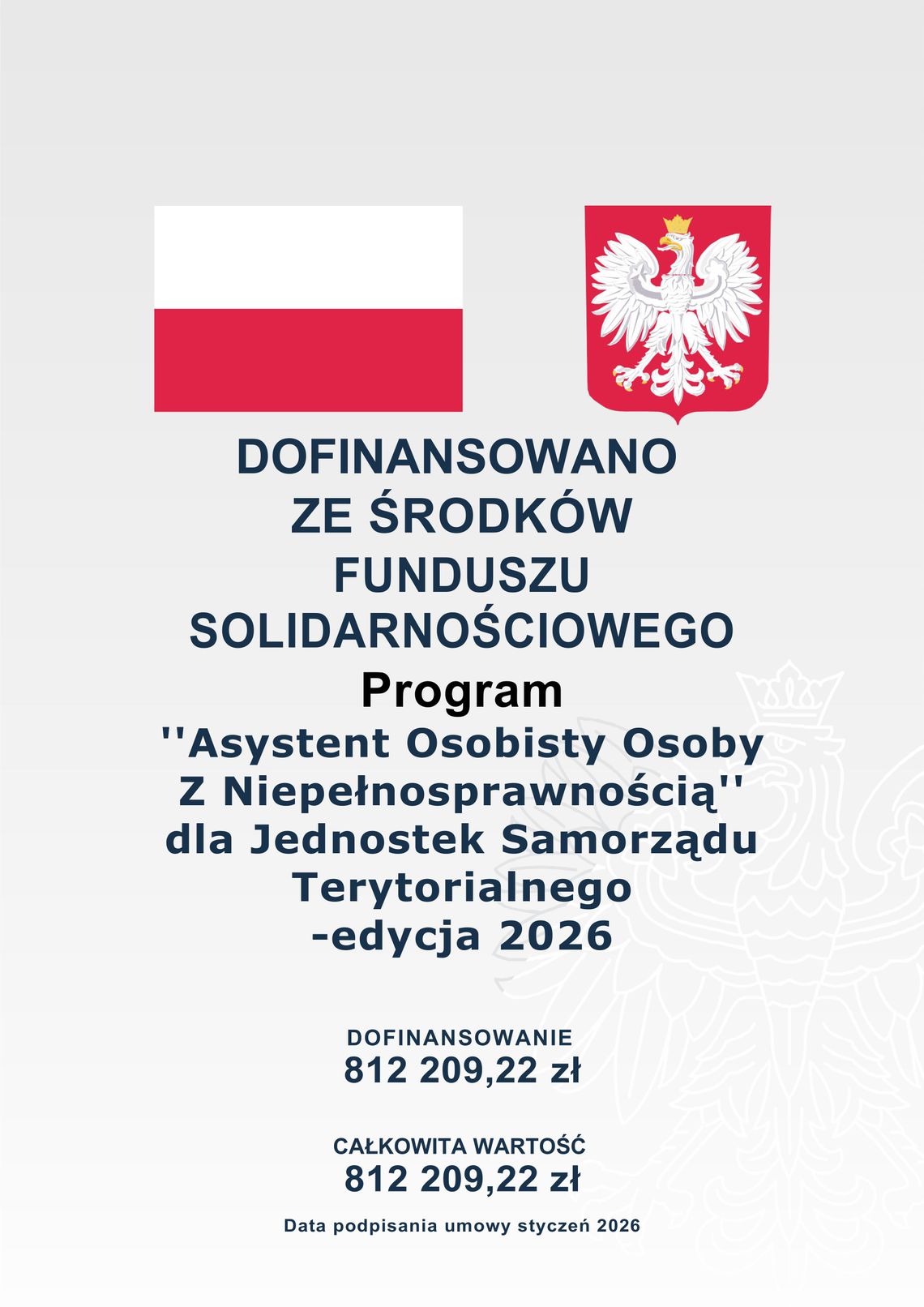 Program- Asystent osobisty osoby z niepełnosprawnością.