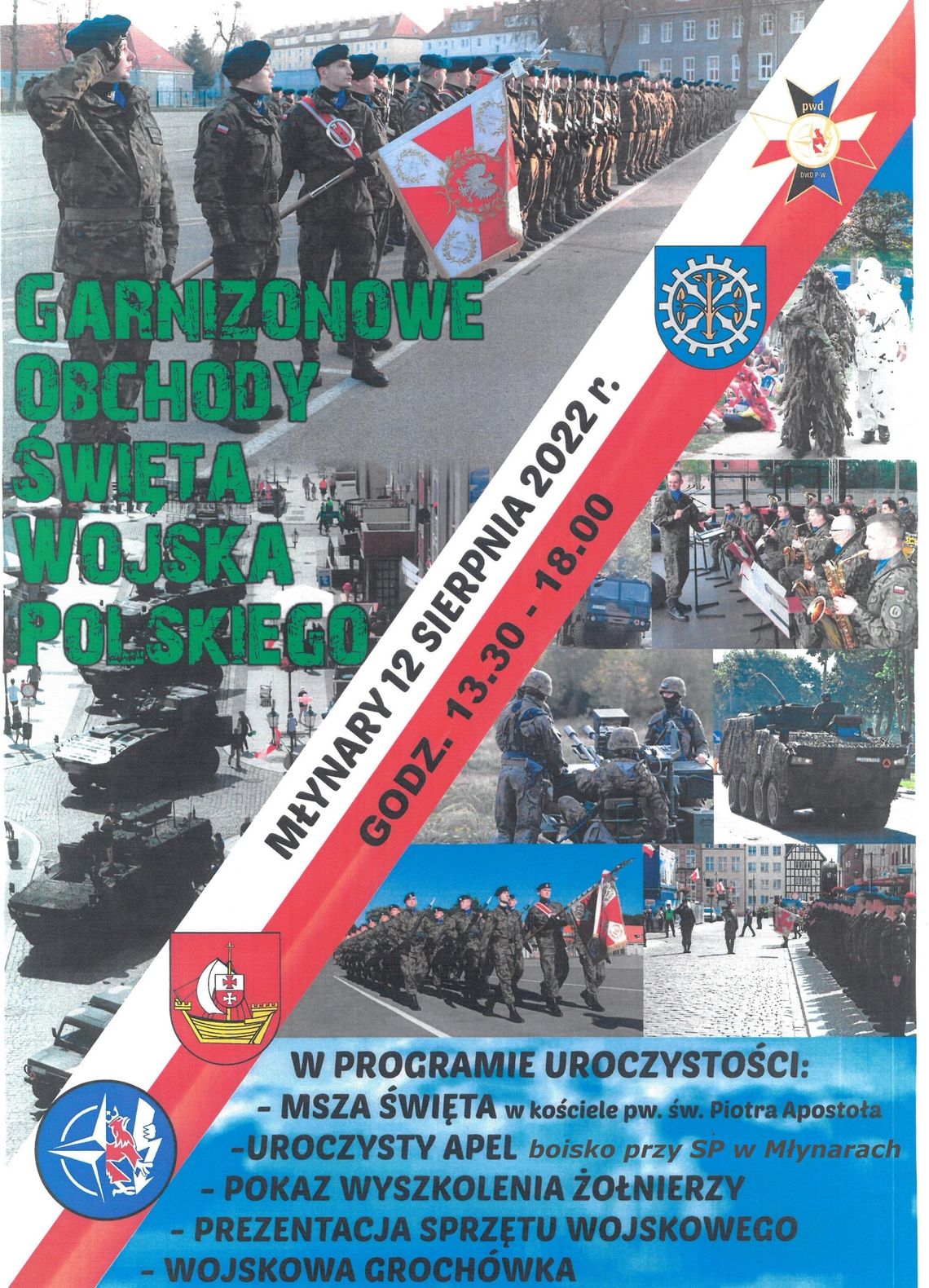 Przemarsz wojska ulicami Młynar - piątek 12.08.2022 r. Przemarsz wojska ulicami Młynar - piątek 12.08.2022 r.