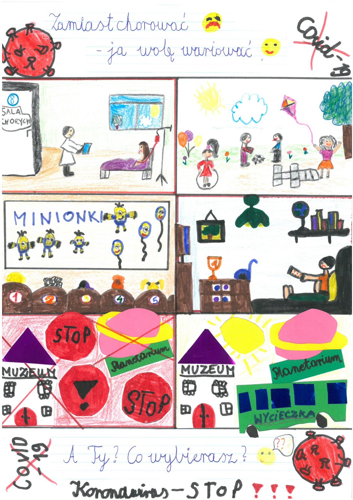 Rozstrzygnięcie gminnego konkursu na ulotkę promującą szczepienia COVID-19 Rozstrzygnięcie gminnego konkursu na ulotkę promującą szczepienia COVID-19