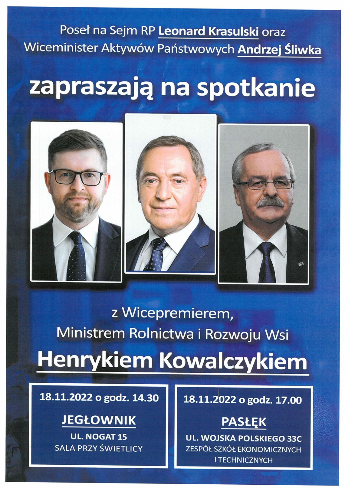 Spotkanie z Wicepremierem, Ministrem Rolnictwa i Rozwoju Wsi - Panem Henrykiem Kowalczykiem