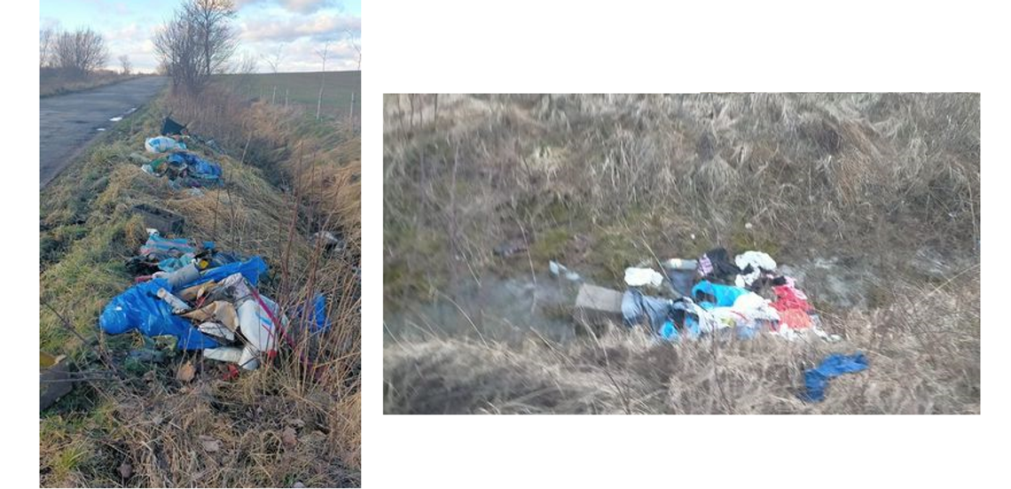 Sprawca podrzucenia odpadów na drodze powiatowej ustalony Sprawca podrzucenia odpadów na drodze powiatowej ustalony