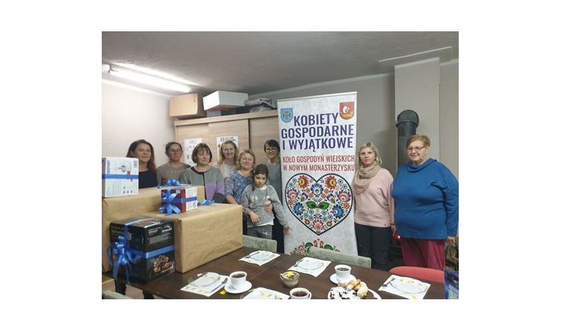 Sprzęt dla Koła Gospodyń Wiejskich z Nowego Monasterzyska Sprzęt dla Koła Gospodyń Wiejskich z Nowego Monasterzyska