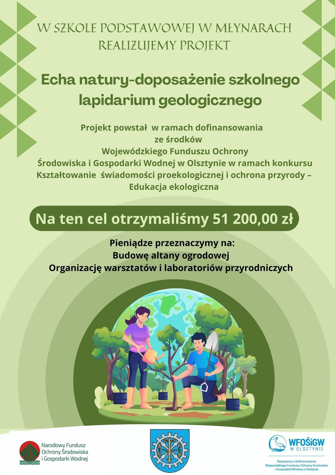 Szkoła w Harmonii z Naturą – Realizacja Projektu „Echa Natury– doposażenie szkolnego lapidarium geologicznego” Szkoła w Harmonii z Naturą – Realizacja Projektu „Echa Natury– doposażenie szkolnego lapidarium geologicznego”