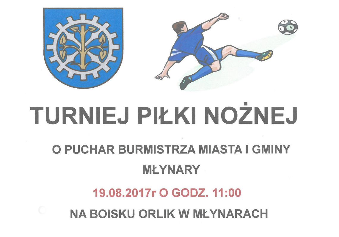 Turniej o Puchar Burmistrza Miasta i Gminy Młynary