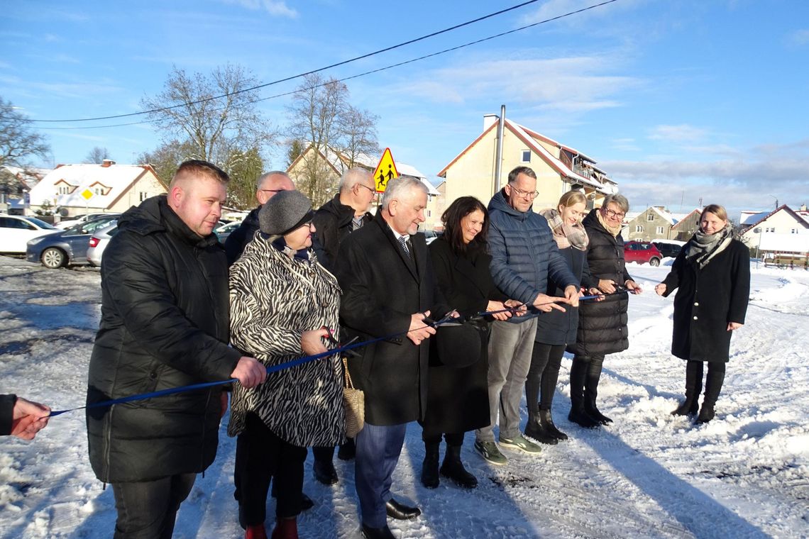 Uroczyste otwarcie drogi powiatowej nr 2156N- ul. Polna w Młynarach.