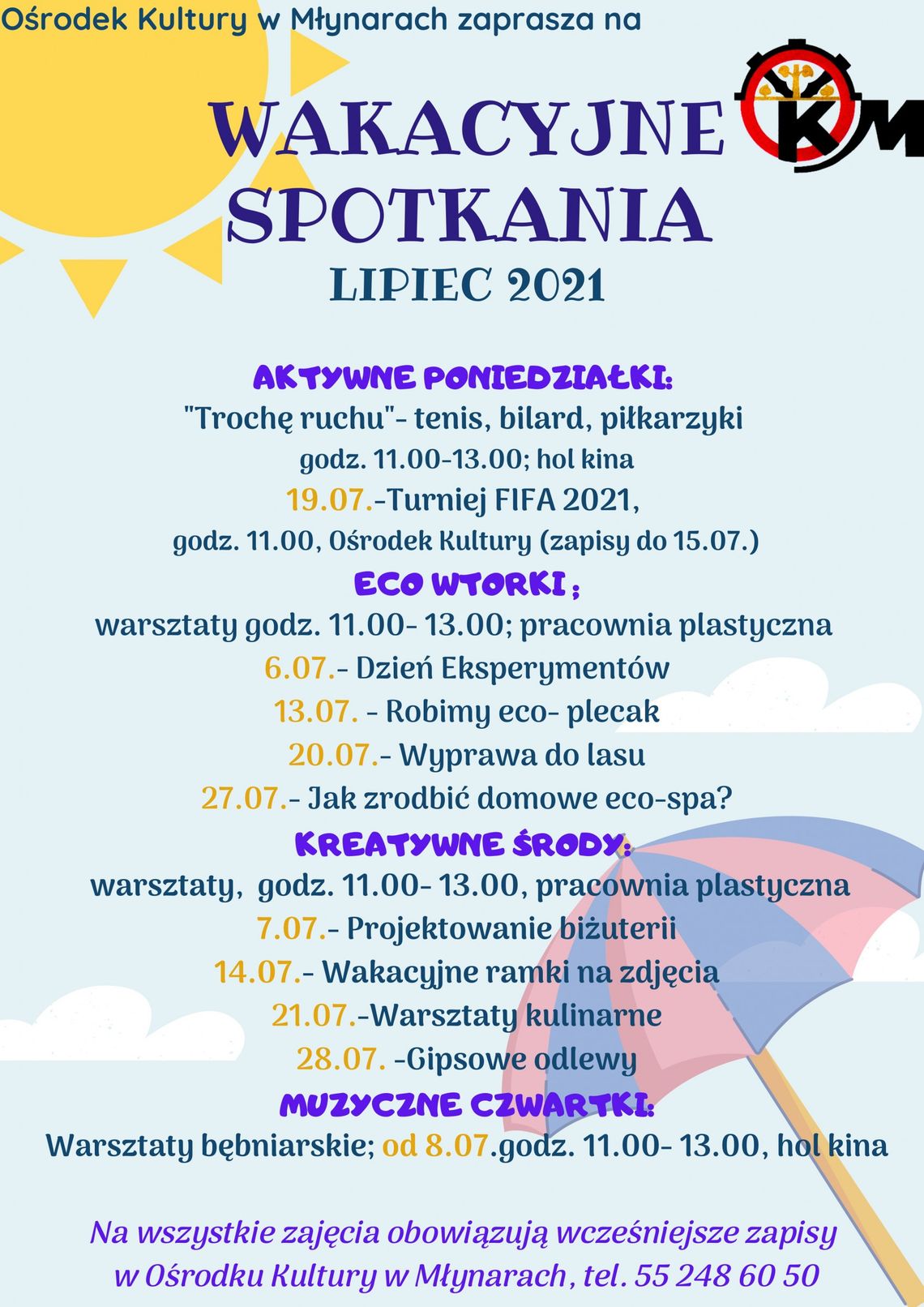 Wakacyjne spotkania- oferta Wakacyjne spotkania- oferta
