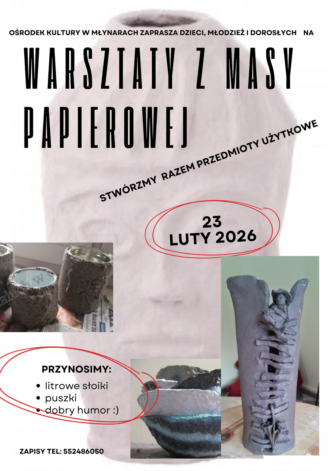 Warsztaty rękodzielnicze- masa papierowa