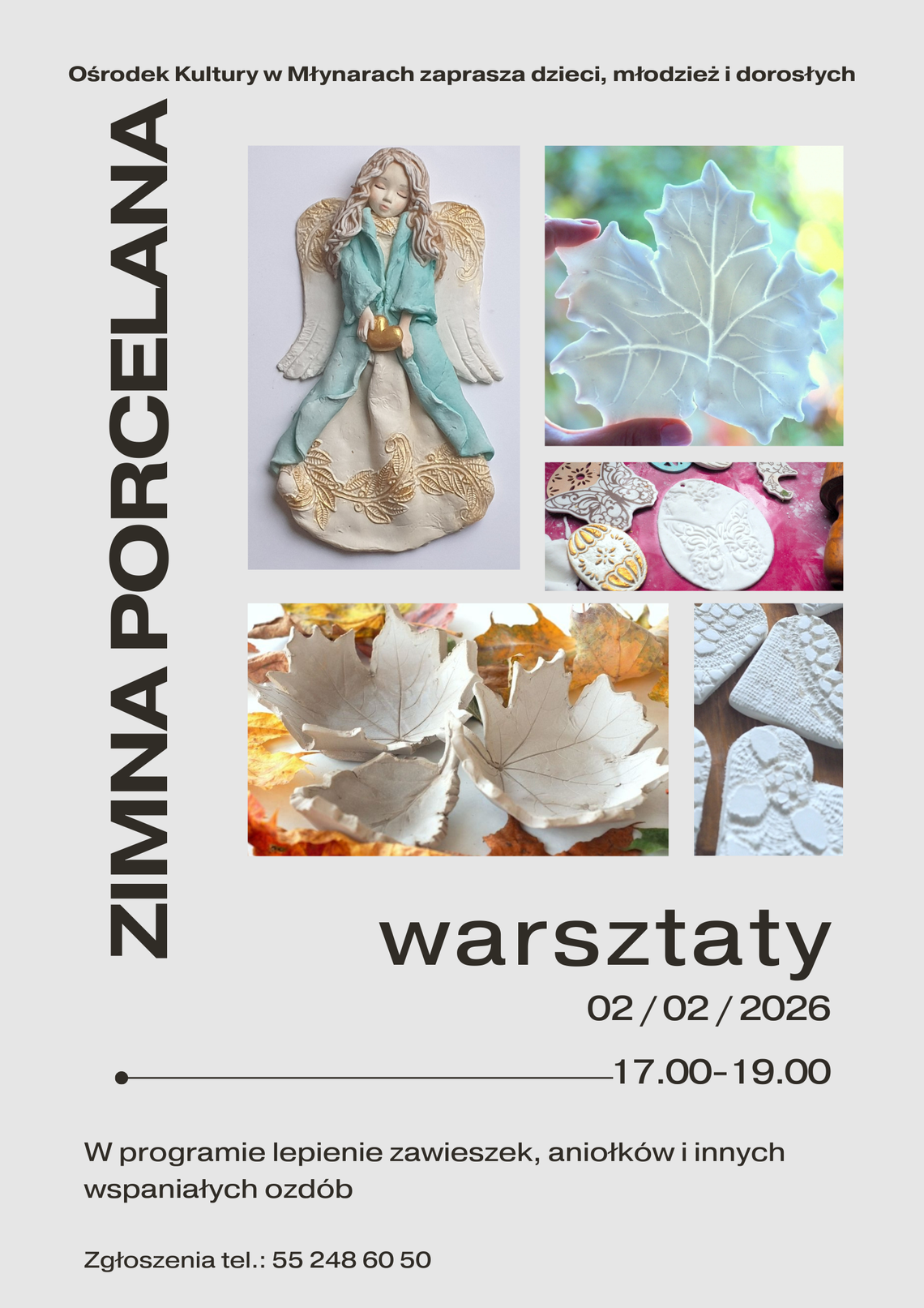 Warsztaty rękodzielnicze- zimna porcelana