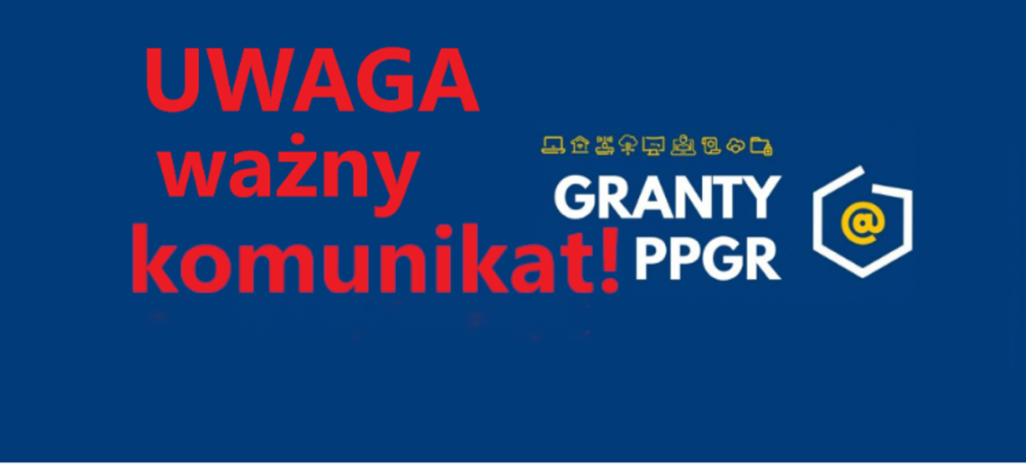 Ważny komunikat dla osób ubiegających się o przyznanie komputera Ważny komunikat dla osób ubiegających się o przyznanie komputera