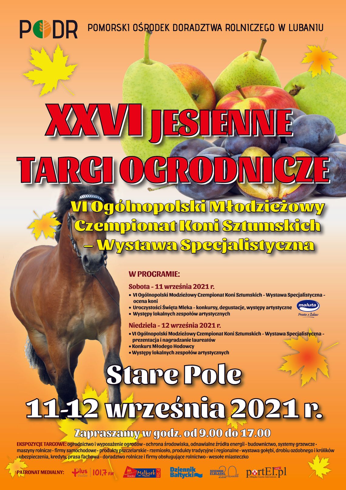 XXVI Jesienne targi ogrodnicze 11-12 września 2021 r. Stare Pole XXVI Jesienne targi ogrodnicze 11-12 września 2021 r. Stare Pole