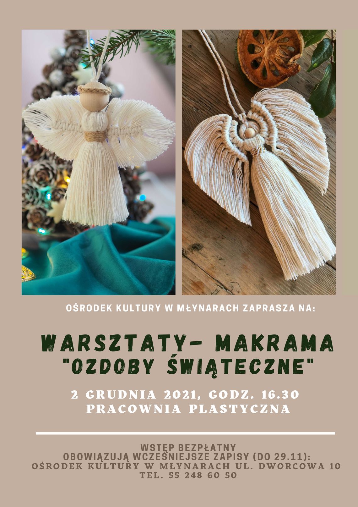 Zapraszamy na warsztaty! Zapraszamy na warsztaty!