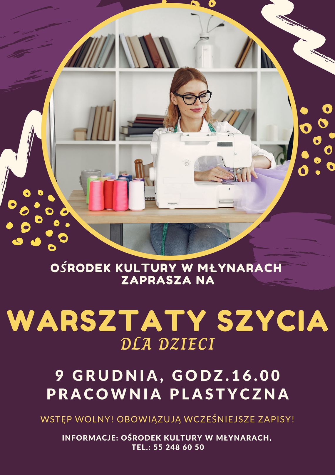 Zapraszamy na warsztaty szycia Zapraszamy na warsztaty szycia