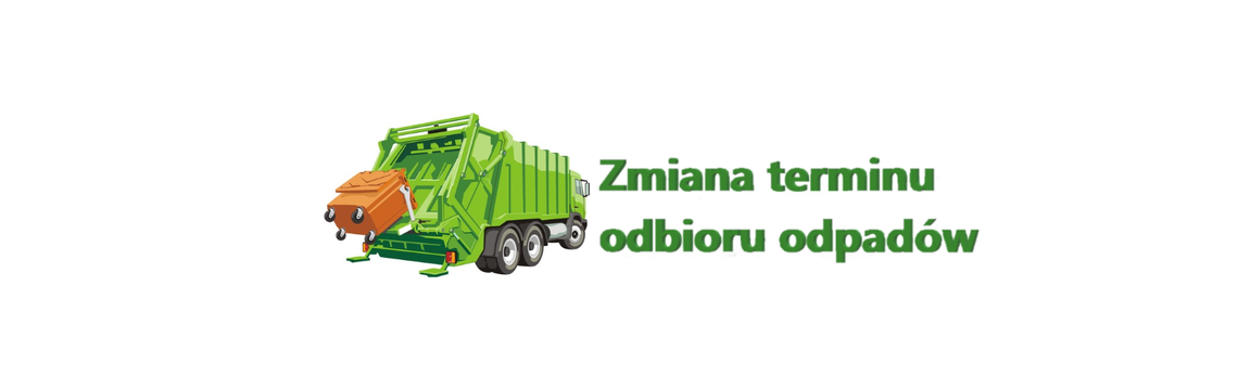Zmiana terminu odbioru odpadów komunalnych w miejscowości Sąpy Zmiana terminu odbioru odpadów komunalnych w miejscowości Sąpy