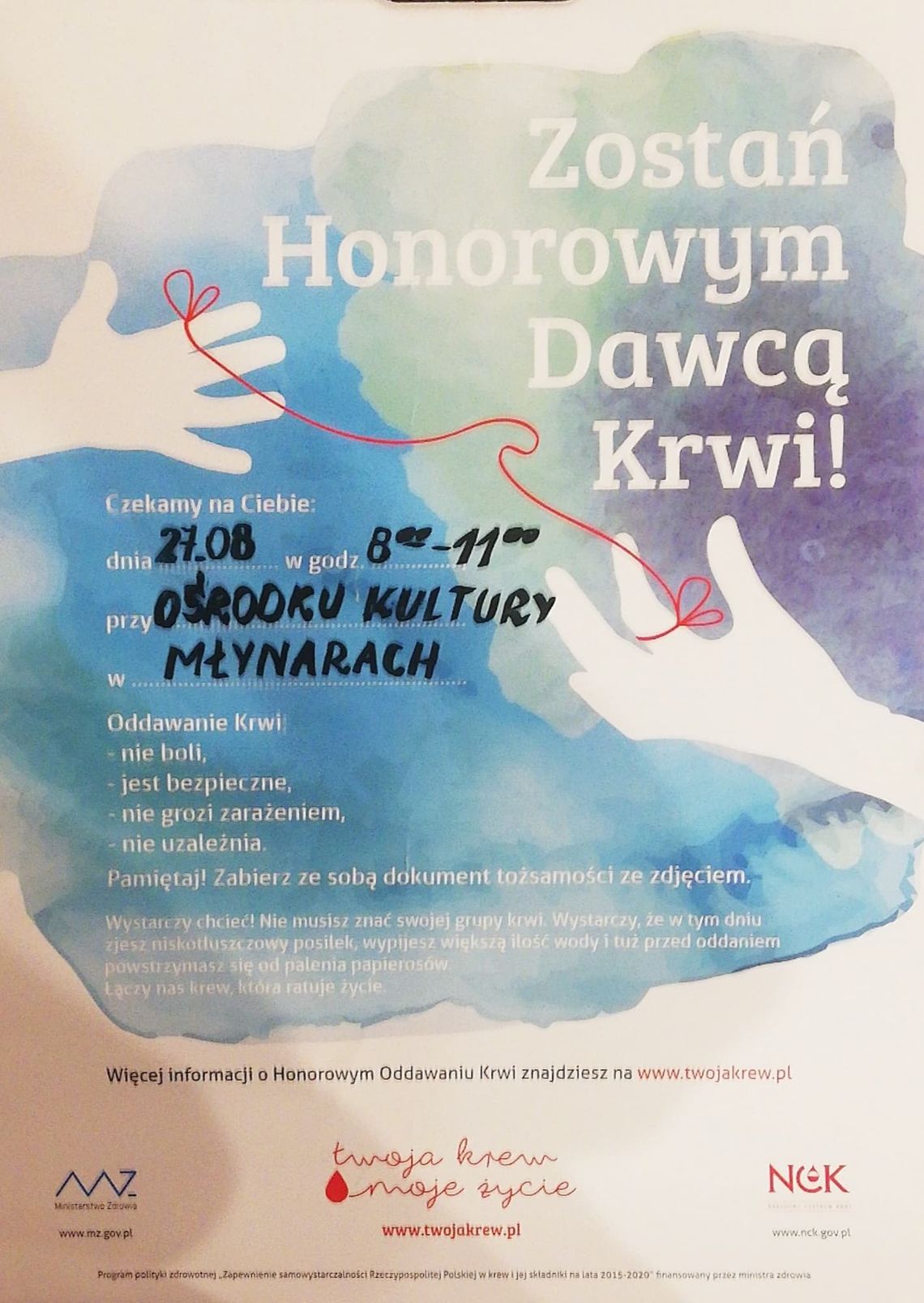 Zostań Honorowym Dawcą Krwi. Zostań Honorowym Dawcą Krwi.