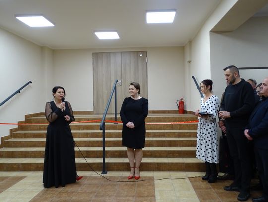 Otwarcie sali kina w Młynarach.